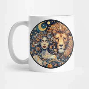 ZODIAC Leo - Astrological LEO - LEO - ZODIAC sign - Van Gogh style - 24 Mug